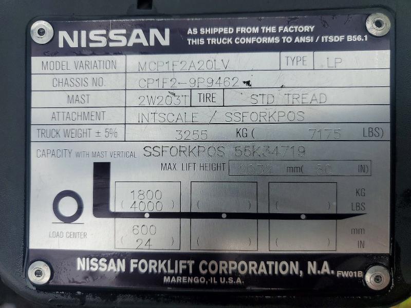 54187636 :رقم المزاد ، CP1F29P9462 vin ، 2012 Nissan Unknown مزاد بيع