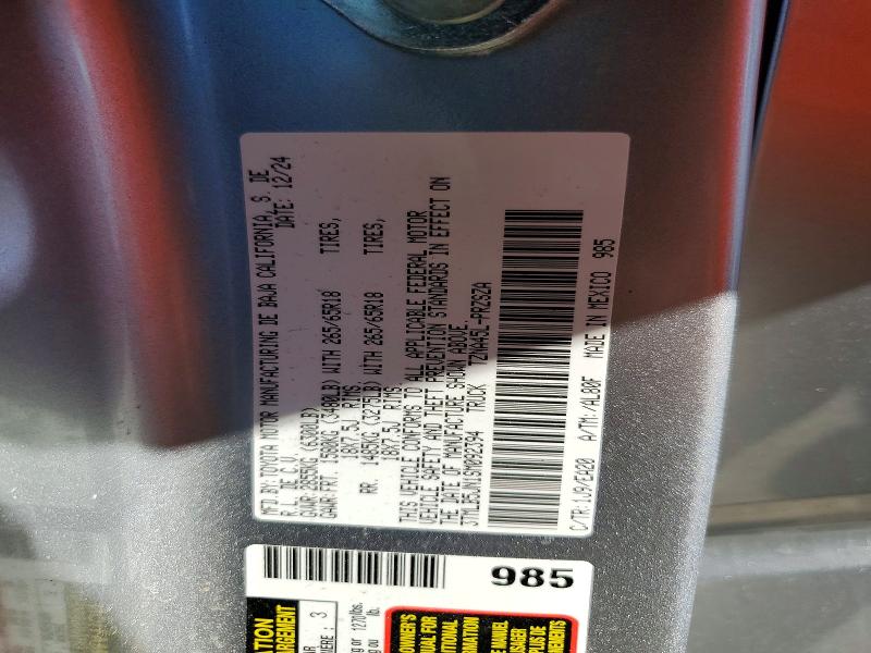 Aukcja sprzedaży 2025 Toyota Tacoma, vin: 3TMLB5JN1SM092394, numer aukcji: 56542996
