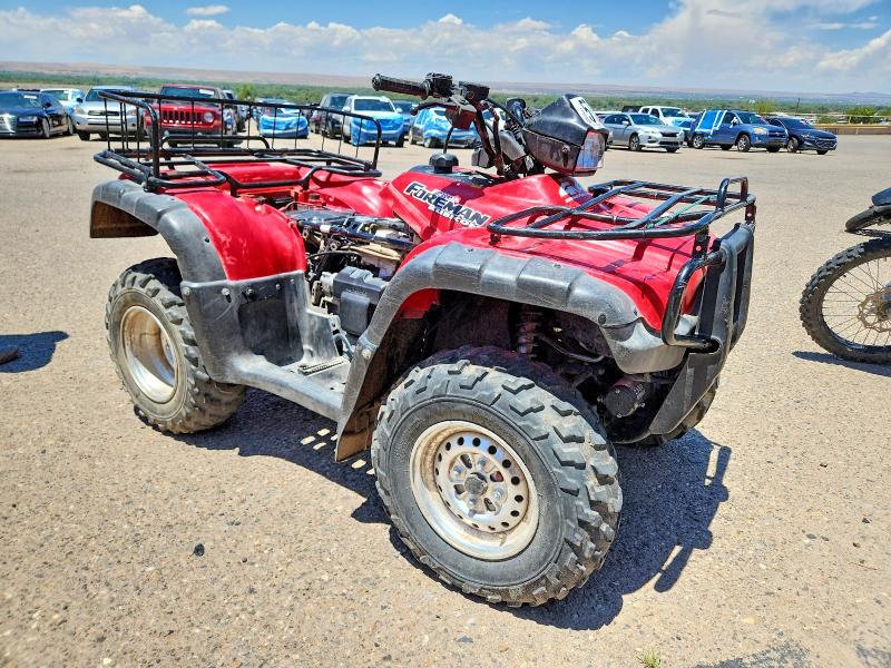 2001 Honda Foreman მანქანა იყიდება აუქციონზე, vin: 478TE260414000247, აუქციონის ნომერი: 57385836