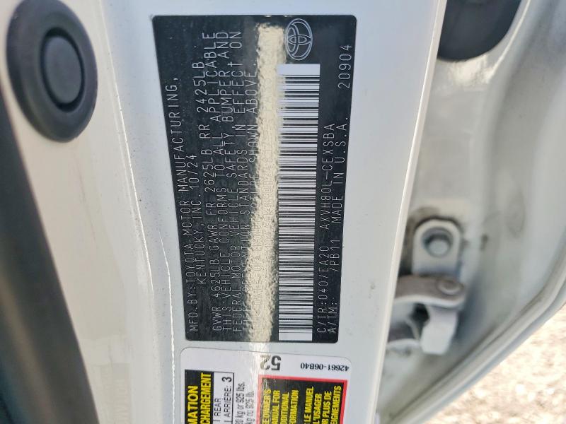 56258356 :رقم المزاد ، 4T1DAACK9SU074817 vin ، 2025 Toyota Camry مزاد بيع