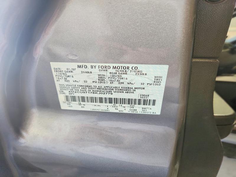 Auction sale of the 2008 Mercury Mariner, vin: 4M2CU97178KJ02779, lot number: 55991026