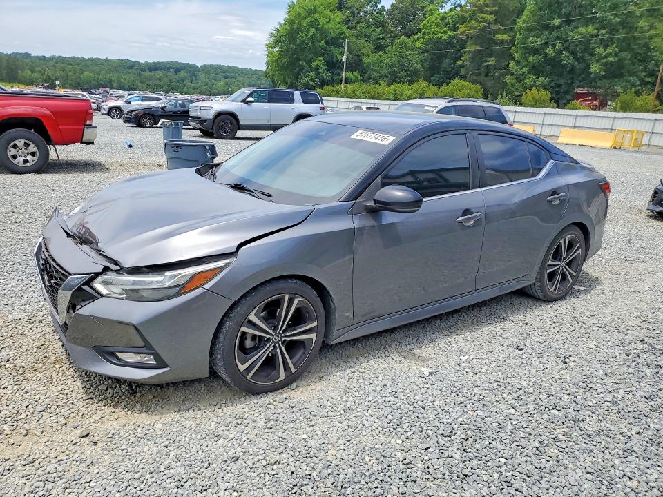 2020 Nissan Sentra მანქანა იყიდება აუქციონზე, vin: 3N1AB8DV1LY256017, აუქციონის ნომერი: 57677416