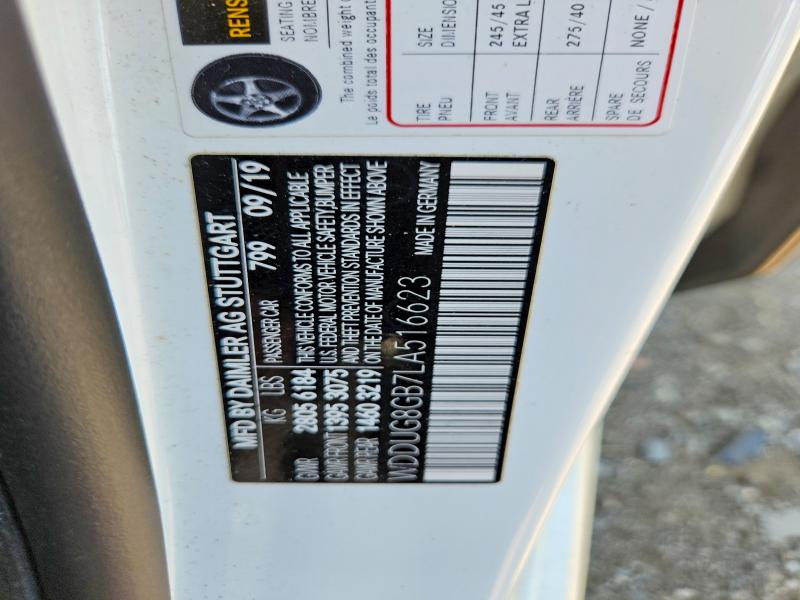 Продажа на аукционе авто 2020 Mercedes-benz S, vin: WDDUG8GB7LA516623, номер лота: 59157976