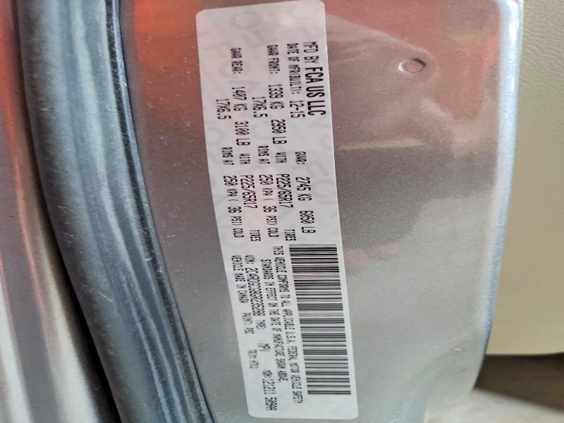 53743036 :رقم المزاد ، 2C4RDGCG8GR235288 vin ، 2016 Dodge Grand Caravan مزاد بيع