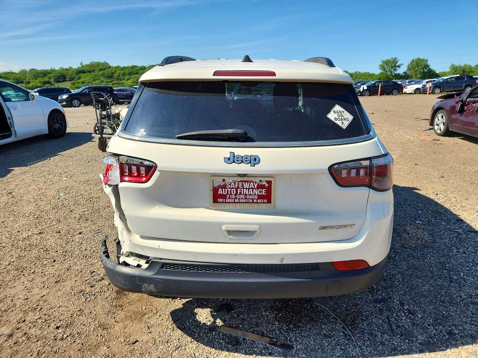 2020 Jeep Compass მანქანა იყიდება აუქციონზე, vin: 3C4NJCAB1LT169262, აუქციონის ნომერი: 58244106