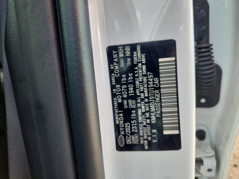 57044776 :رقم المزاد ، KMHLM4DJ9TU194497 vin ، 2026 Hyundai Elantra Hybrid مزاد بيع