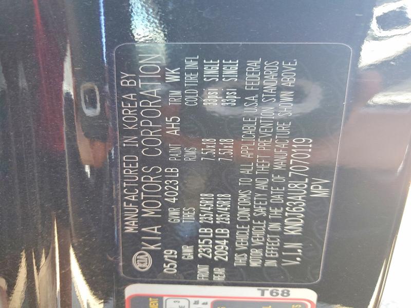 Auction sale of the 2020 Kia Soul, vin: KNDJ63AU8L7070119, lot number: 58149236