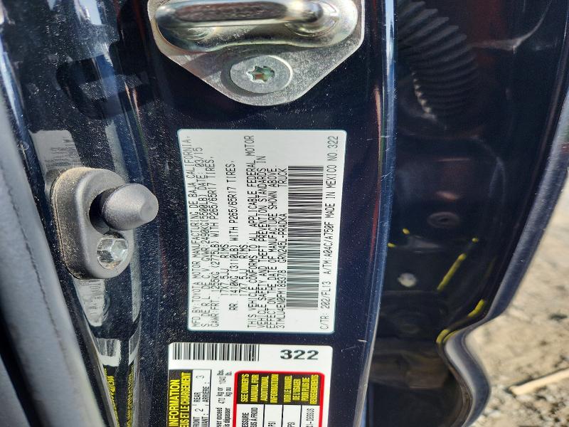 55470066 :رقم المزاد ، 3TMLU4EN0FM189378 vin ، 2015 Toyota Tacoma مزاد بيع