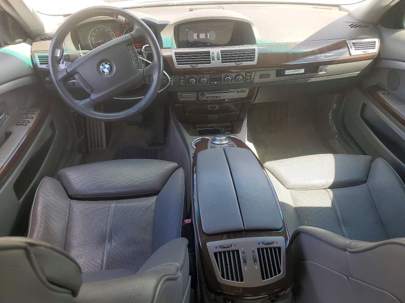 2007 Bmw 750 მანქანა იყიდება აუქციონზე, vin: WBAHN83557DT75151, აუქციონის ნომერი: 55416286