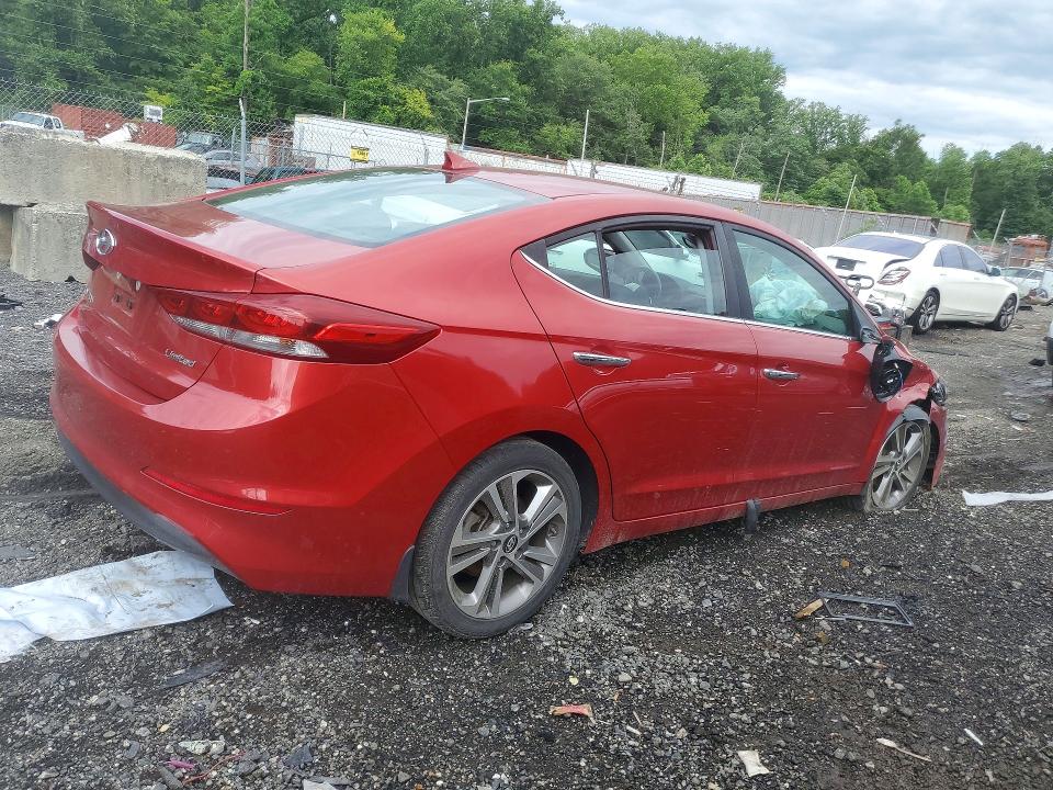 56521526 :رقم المزاد ، 5NPD84LF8HH178478 vin ، 2017 Hyundai Elantra مزاد بيع