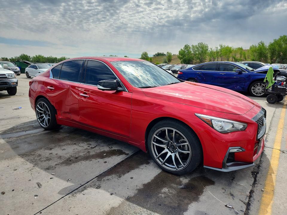 Продажа на аукционе авто 2021 Infiniti Q50, vin: JN1EV7BRXMM750292, номер лота: 58098466