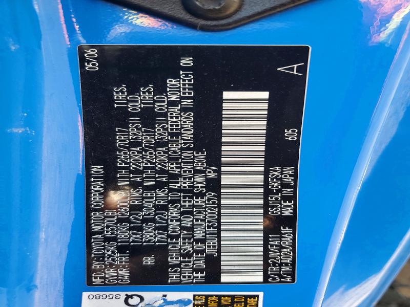 56048526 :رقم المزاد ، JTEBU11F370021579 vin ، 2007 Toyota Fj Cruiser مزاد بيع