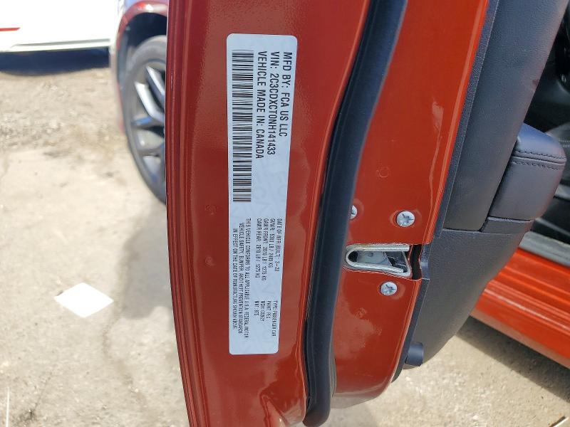 Aukcja sprzedaży 2022 Dodge Charger, vin: 2C3CDXCT0NH141433, numer aukcji: 58687546