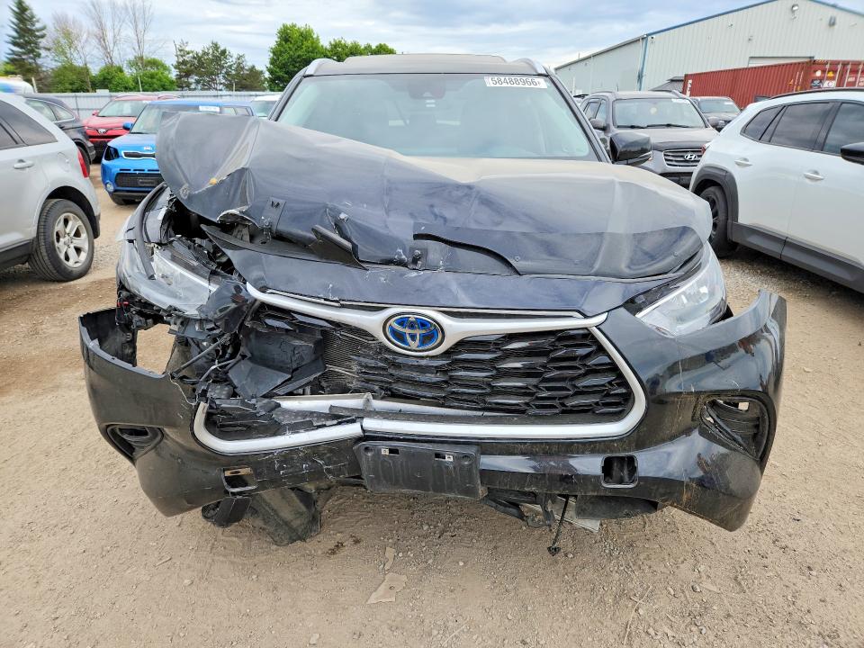 58488966 :رقم المزاد ، 5TDKBRCH4PS570115 vin ، 2023 Toyota Highlander Hybrid مزاد بيع