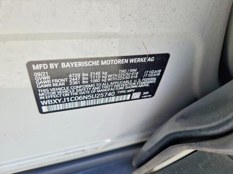Продаж на аукціоні авто 2022 Bmw X2, vin: WBXYJ1C06N5U25740, номер лоту: 55981576