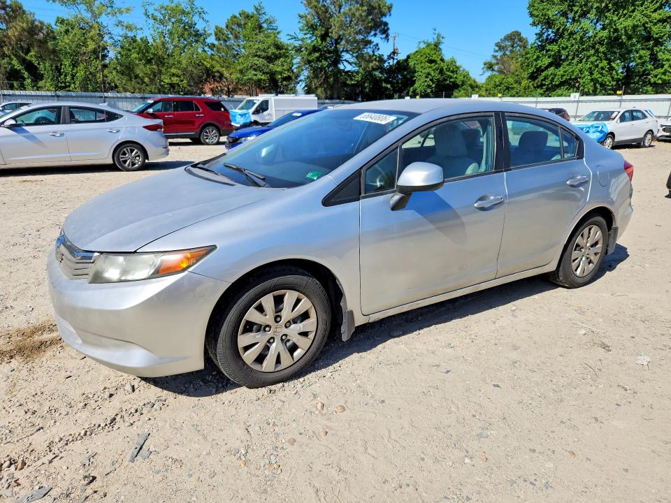 Продаж на аукціоні авто 2012 Honda Civic, vin: 2HGFB2F51CH301672, номер лоту: 55640806