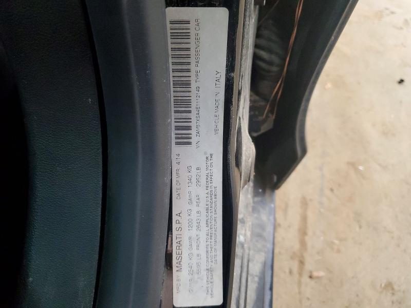 Продажа на аукционе авто 2014 Maserati Ghibli, vin: ZAM57XSA4E1112149, номер лота: 56929896
