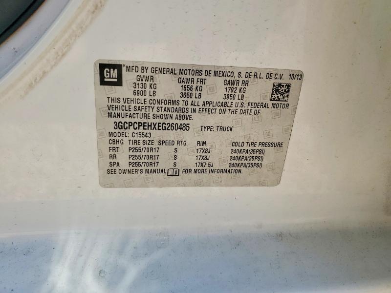 Aukcja sprzedaży 2014 Chevrolet Silverado, vin: 3GCPCPEHXEG260485, numer aukcji: 55427356