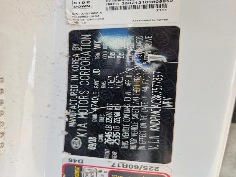 Aukcja sprzedaży 2019 Kia Sportage, vin: KNDPMCAC8K7577897, numer aukcji: 57268646