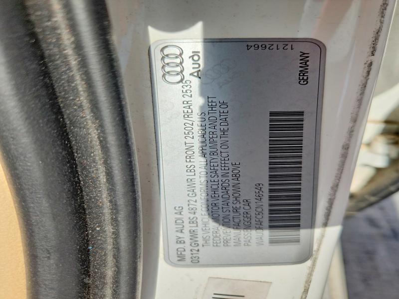 59144976 :رقم المزاد ، WAUDFAFC5CN146549 vin ، 2012 Audi A6 مزاد بيع