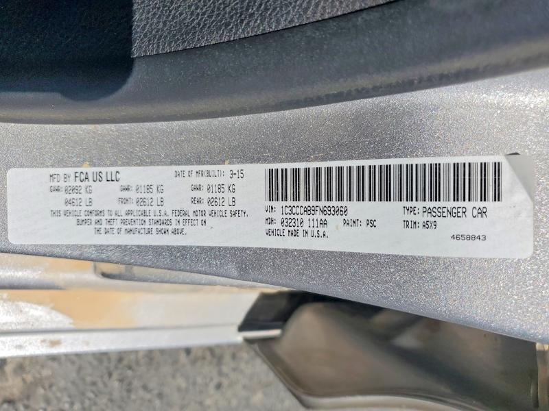 Продажа на аукционе авто 2015 Chrysler 200, vin: 1C3CCCAB9FN693060, номер лота: 85457575