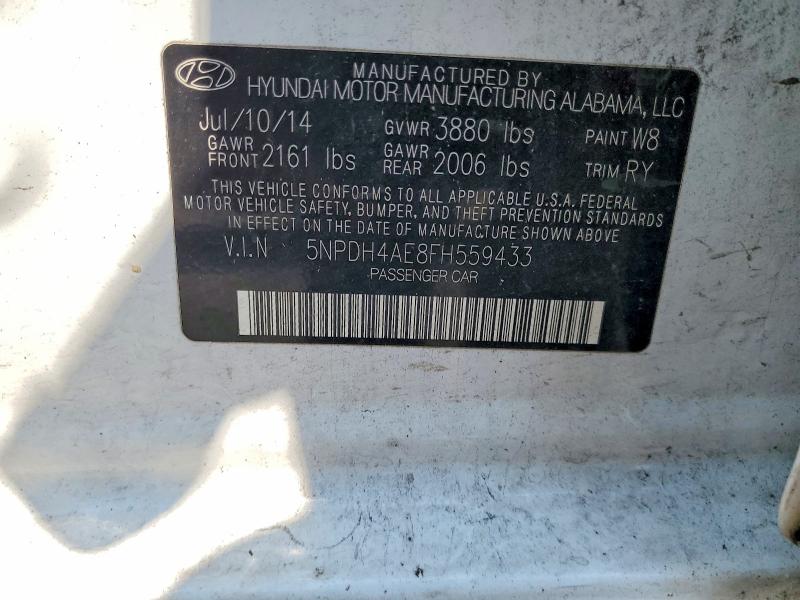 Aukcja sprzedaży 2015 Hyundai Elantra, vin: 5NPDH4AE8FH559433, numer aukcji: 56162626