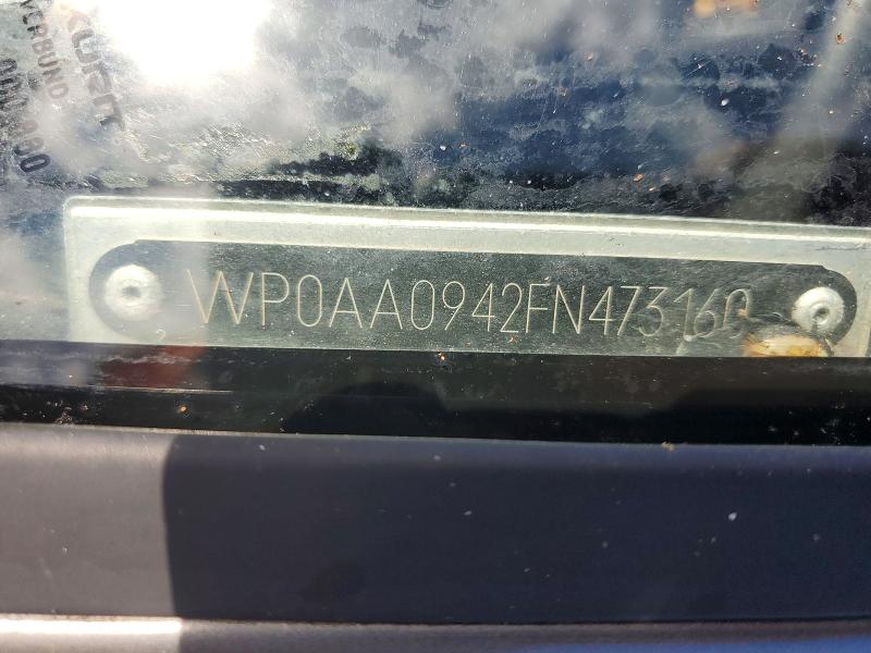 55738786 :رقم المزاد ، WP0AA0942FN473160 vin ، 1985 Porsche 944 مزاد بيع
