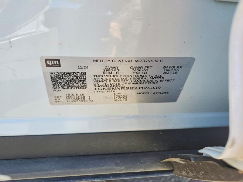 Aukcja sprzedaży 2025 Gmc Acadia, vin: 1GKENNRS6SJ126339, numer aukcji: 56847136