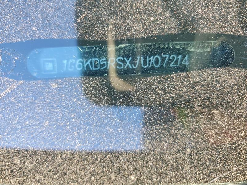 2018 Cadillac Ct6 მანქანა იყიდება აუქციონზე, vin: 1G6KD5RSXJU107214, აუქციონის ნომერი: 57086356