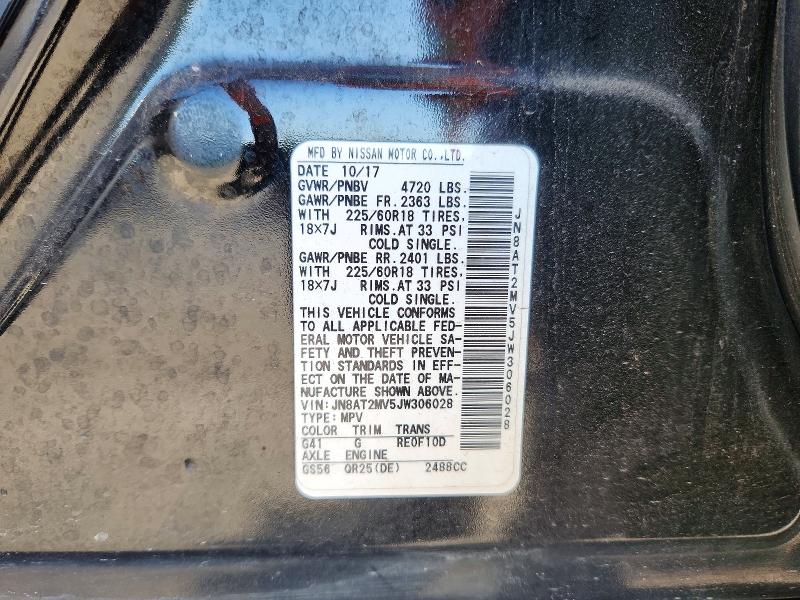 Продаж на аукціоні авто 2018 Nissan Rogue, vin: JN8AT2MV5JW306028, номер лоту: 55385136