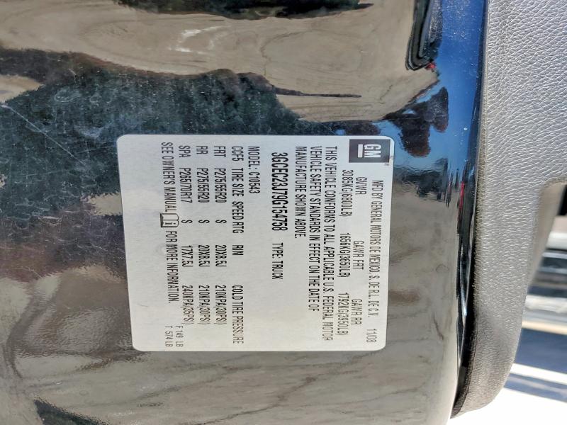 Продажа на аукционе авто 2009 Chevrolet Silverado, vin: 3GCEC23J79G154758, номер лота: 57899966