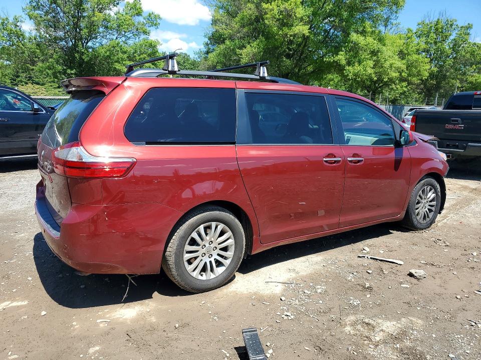 57550756 :رقم المزاد ، 5TDYK3DCXFS655159 vin ، 2015 Toyota Sienna مزاد بيع