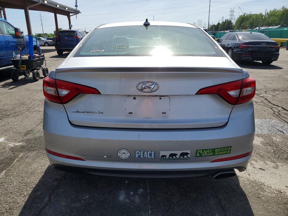 57845676 :رقم المزاد ، 5NPE24AFXFH016728 vin ، 2015 Hyundai Sonata مزاد بيع