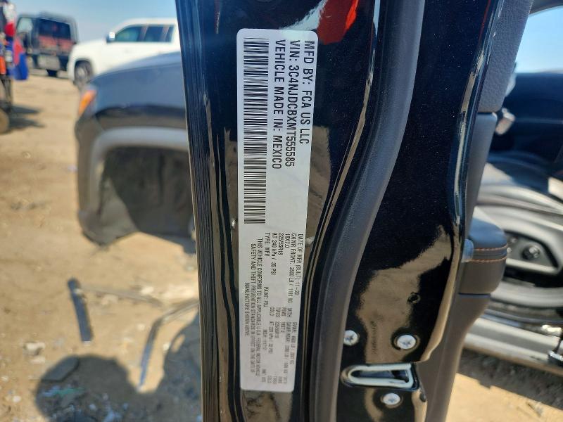 55852336 :رقم المزاد ، 3C4NJDCBXMT555585 vin ، 2021 Jeep Compass مزاد بيع