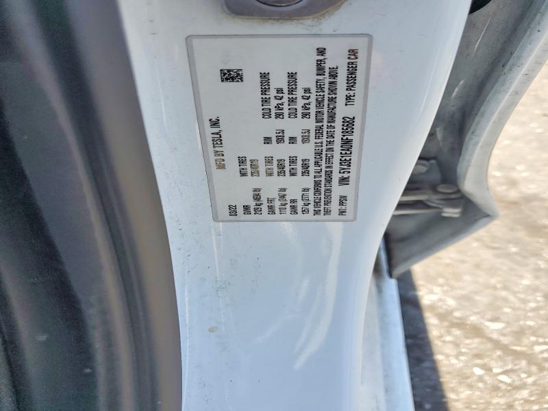 2022 Tesla Model 3 მანქანა იყიდება აუქციონზე, vin: 5YJ3E1EA0NF185682, აუქციონის ნომერი: 57596726