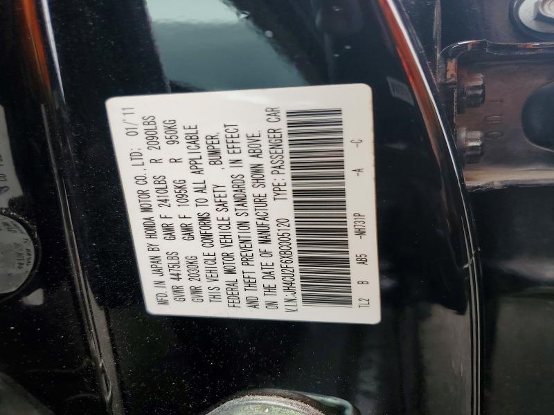 Продажа на аукционе авто 2011 Acura Tsx, vin: JH4CU2F6XBC005120, номер лота: 58704806
