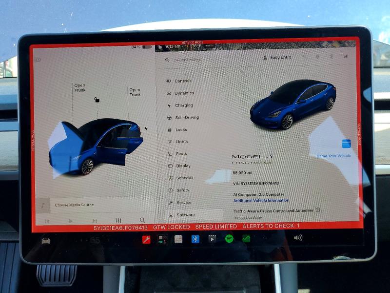 Продажа на аукционе авто 2018 Tesla Model 3, vin: 5YJ3E1EA6JF076413, номер лота: 56550366