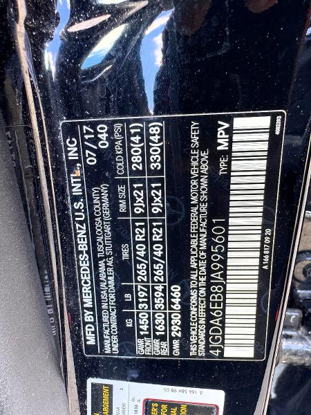 Продажа на аукционе авто 2018 Mercedes-benz Gle, vin: 4JGDA6EB8JA995601, номер лота: 58092556