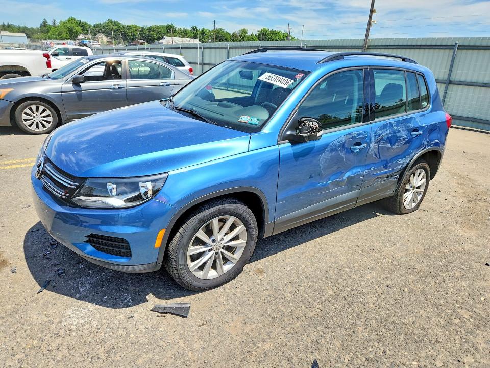 56309406 :رقم المزاد ، WVGBV7AX6HK052257 vin ، 2017 Volkswagen Tiguan مزاد بيع