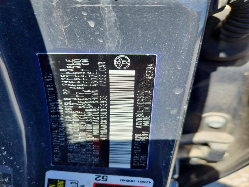 55635266 :رقم المزاد ، 4T1DAACK1SU053959 vin ، 2025 Toyota Camry مزاد بيع