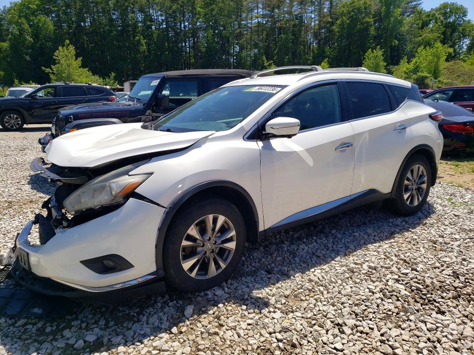 56412236 :رقم المزاد ، 5N1AZ2MH0FN256748 vin ، 2015 Nissan Murano مزاد بيع
