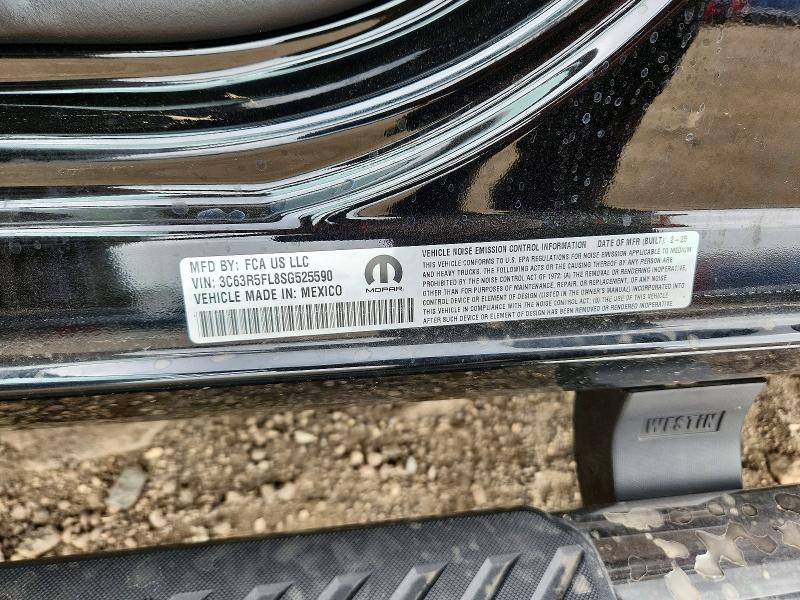 2025 Ram 2500 მანქანა იყიდება აუქციონზე, vin: 3C63R5FL8SG525590, აუქციონის ნომერი: 59082406