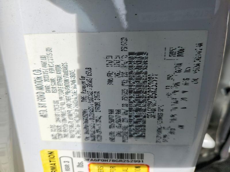 Aukcja sprzedaży 2016 Ford Fusion, vin: 3FA6P0H78GR252991, numer aukcji: 56294756