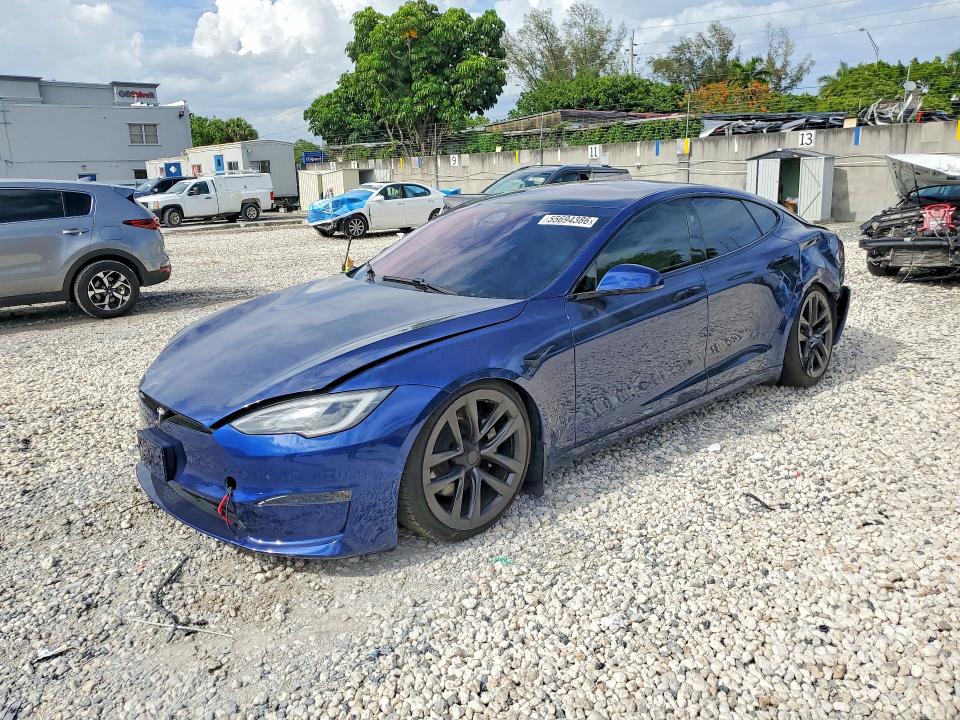55694386 :رقم المزاد ، 5YJSA1E59PF531239 vin ، 2023 Tesla Model S مزاد بيع