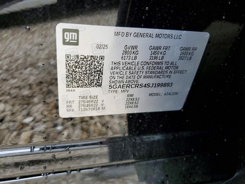 Aukcja sprzedaży 2025 Buick Enclave, vin: 5GAERCRS4SJ199893, numer aukcji: 57475326