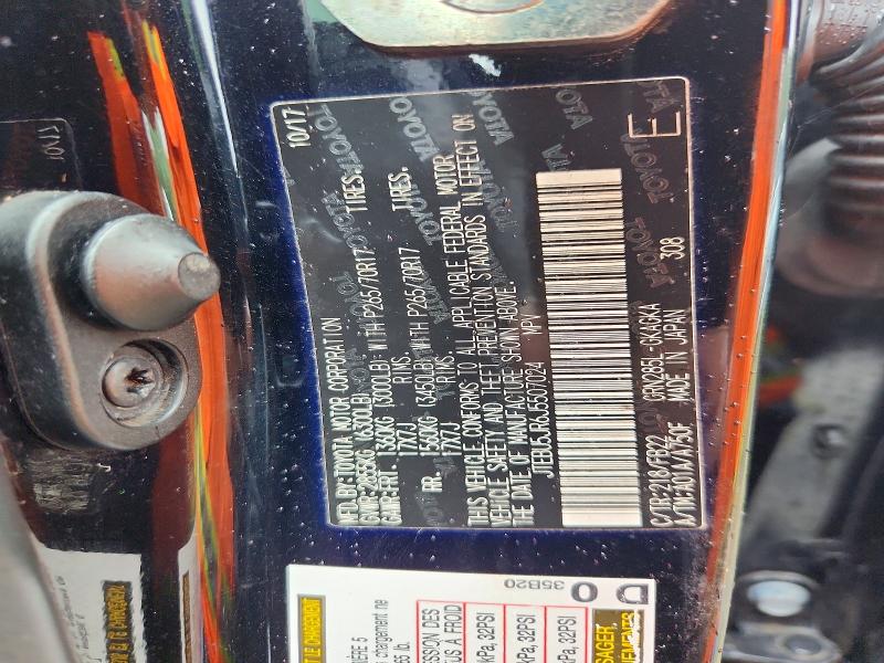 55821016 :رقم المزاد ، JTEBU5JR6J5507024 vin ، 2018 Toyota 4runner مزاد بيع
