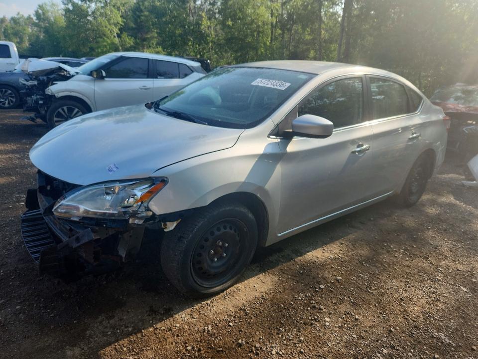 57224336 :رقم المزاد ، 3N1AB7AP8DL615667 vin ، 2013 Nissan Sentra مزاد بيع