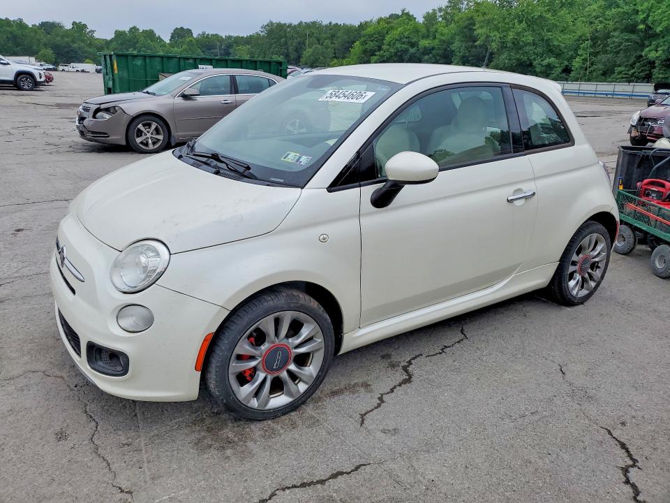 Продажа на аукционе авто 2015 Fiat 500, vin: 3C3CFFBR4FT545922, номер лота: 58454606