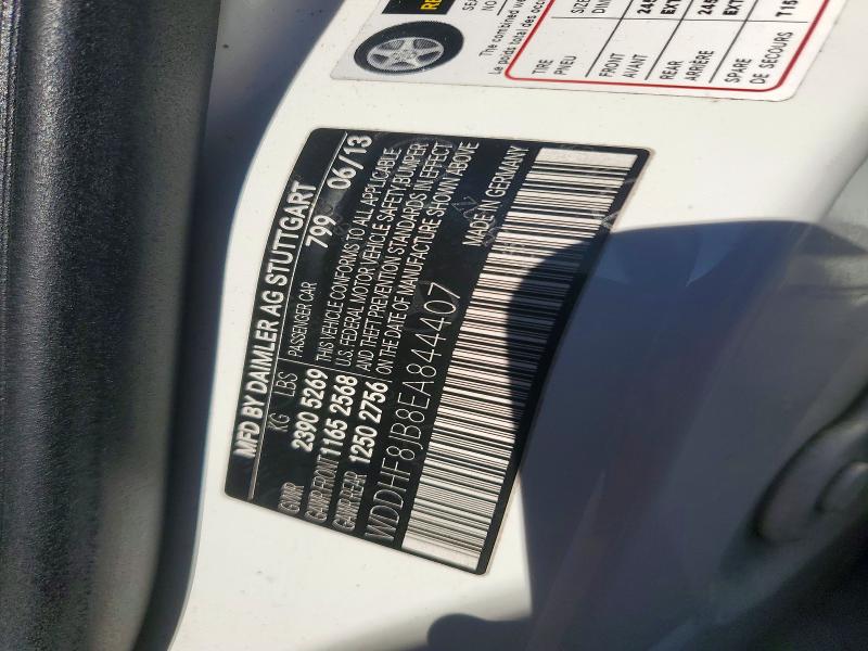 2014 Mercedes-benz E მანქანა იყიდება აუქციონზე, vin: WDDHF8JB8EA844407, აუქციონის ნომერი: 57248826