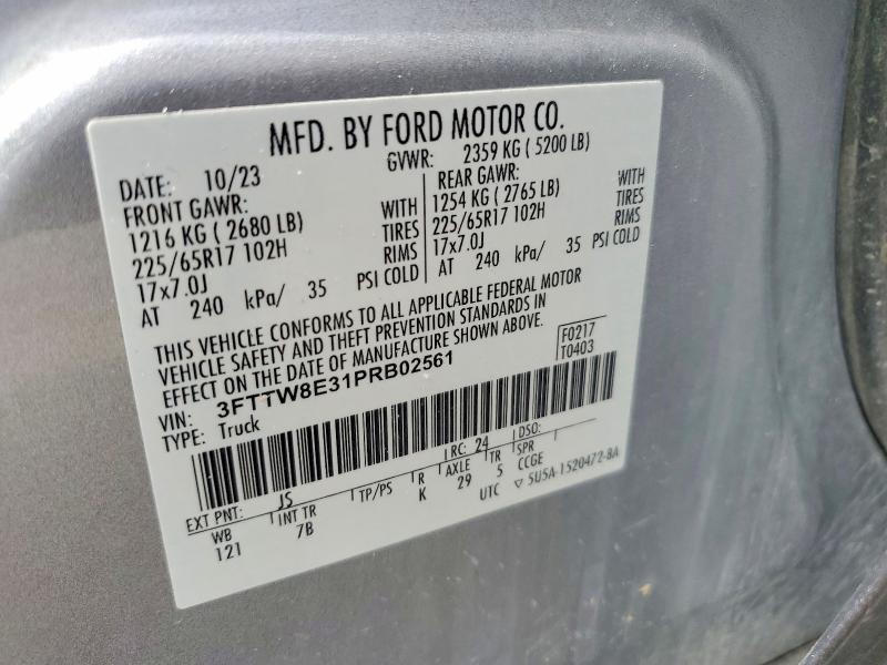 Продажа на аукционе авто 2023 Ford Maverick, vin: 3FTTW8E31PRB02561, номер лота: 56101496